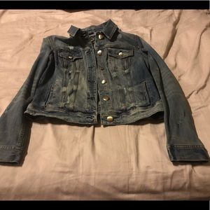 American Eagle distressed jean jacket
